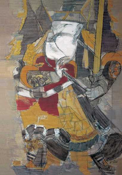 顾黎明 2006年作 神荼—线版、黄色版